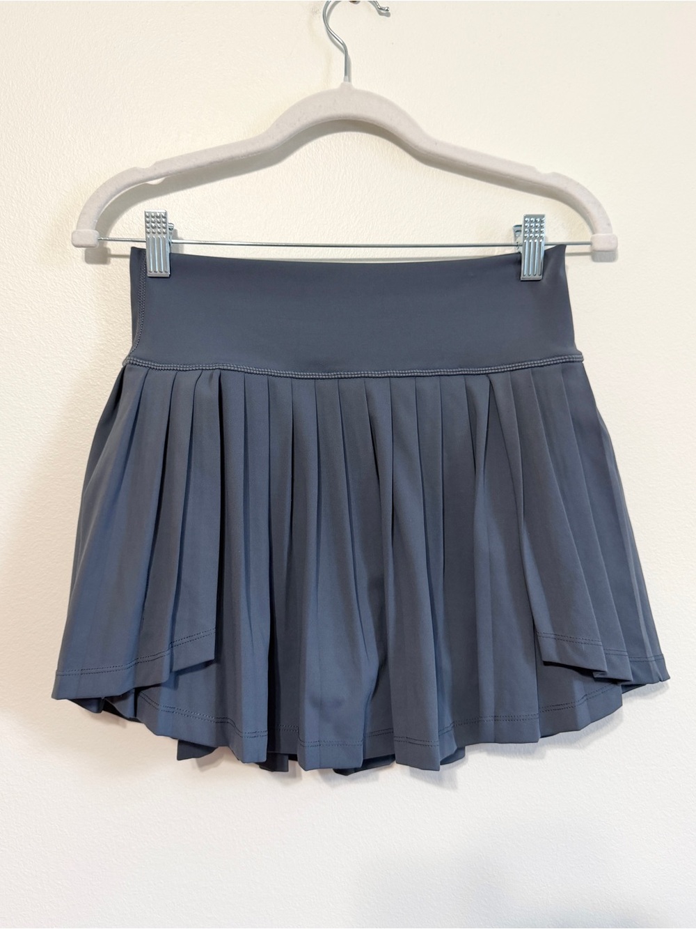 Gold Hinge Pleated Tennis Skirt Grey Large Athletic